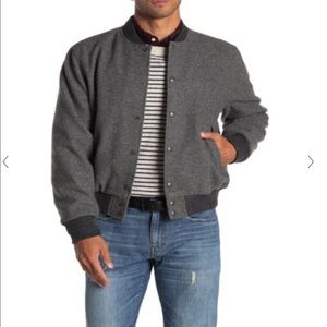 Men’s Jcrew wool varsity bomber jacket